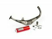 Auspuff SCR Corse Handmade 50-70 Derbi rot