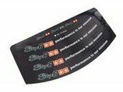 Felgenrandaufkleber Stage6, 12 / 13 Zoll Felge, schwarz