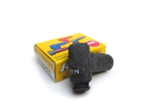 Zündkerzenstecker NGK LB05EMH 47x36mm, Gummi ummantelt, schwarz, 90°, für M14 Zündkerzen 5kOhm