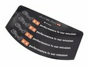 Felgenrandaufkleber Stage6 10 Zoll schwarz