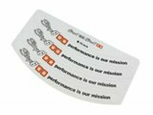 Felgenrandaufkleber Stage6 10 Zoll Felge wei