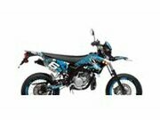 Dekor Kit Yamaha DT 50 Stage6 blau / schwarz