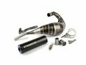 Auspuff Stage6 80 - 90cc CNC blau / schwarz HM-Moto /...