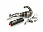 Auspuff Stage6 80 - 90cc CNC orange / schwarz HM-Moto /...