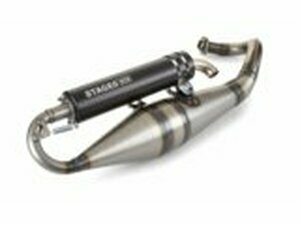 Auspuff Stage6 Pro Replica MK2 Schwarz Piaggio