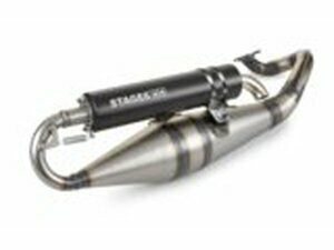 Auspuff Stage6 Pro Replica MK2 Schwarz Minarelli liegend...