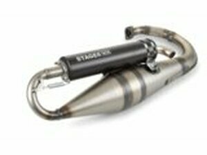 Auspuff Stage6 Pro Replica MK2 Schwarz Minarelli stehend