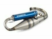 Auspuff Stage6 Pro Replica MK2 Blau Minarelli stehend