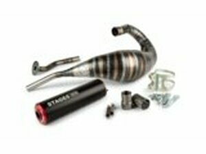 Auspuff Stage6 80 - 90cc CNC rot / schwarz HM-Moto / Vent...
