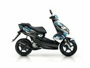Dekor Kit Yamaha Aerox ab 2013 Stage6 blau / schwarz
