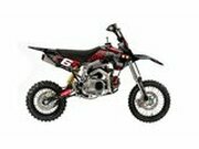 Dekor Kit Pitbike YCF Pilot Stage6 rot / schwarz