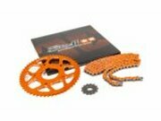 Kettensatz 13x53 - 420 Stage6 Alu CNC orange Peugeot / Rieju