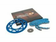 Kettensatz 14x53 - 420 Stage6 Alu CNC Blau Derbi DRD Pro