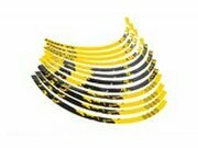 Felgenaufkleber 13 Stage6 gelb / schwarz