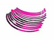 Felgenrandaufkleber Kit 17 Stage6 rosa / schwarz