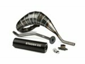 Auspuff Stage6 80 - 90 Derbi schwarz