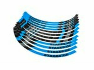 Felgenrandaufkleber Set Roller 10 Stage6 Blau