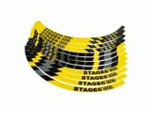 Felgenrandaufkleber Set Roller 10 Stage6 Gelb