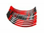 Felgenrandaufkleber Set Roller 12 Stage6 Rot