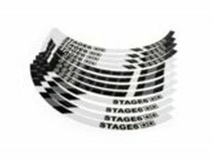 Felgenrandaufkleber Set Roller 12 Stage6 Blanc
