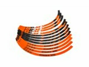 Felgenaufkleber 13 Stage6 orange / schwarz