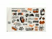 Aufkleberset Stage6 A4 orange