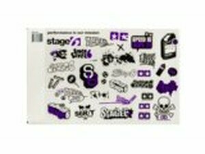 Aufkleberset Stage6 A4 lila