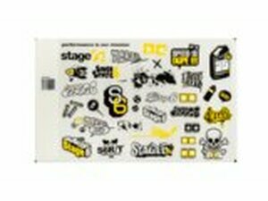 Aufkleberset Stage6 A4 gelb