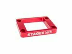 Membranblockspacer 10mm AM6 / Derbi Stage6 Rot
