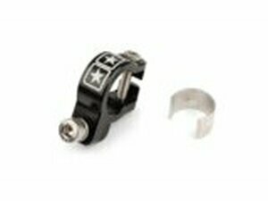 Auspuffschelle Stage6 Alu CNC Schwarz