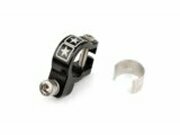 Auspuffschelle Stage6 Alu CNC Schwarz