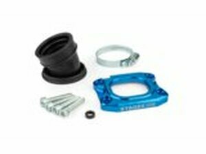 Ansaugstutzen Stage6 360° AM6 / Derbi blau fr PWK 30 -...