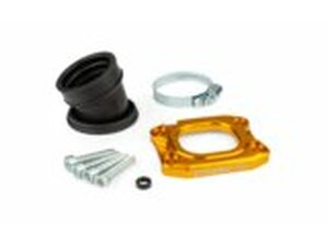 Ansaugstutzen Stage6 360° AM6 / Derbi gelb fr PWK 30 -...