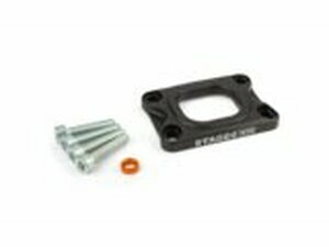 Grundplatte Ansaugstutzen Stage6 360° AM6 / Derbi schwarz