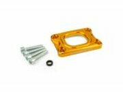Grundplatte Ansaugstutzen Stage6 360° AM6 / Derbi gold