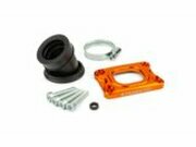 Ansaugstutzen Stage6 360° AM6 / Derbi orange fr Mikuni...