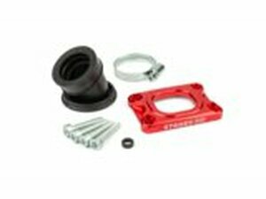 Ansaugstutzen Stage6 360° AM6 / Derbi rot fr Mikuni TM24