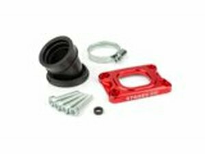 Ansaugstutzen Stage6 360° AM6 / Derbi rot fr PWK 19 - 28mm