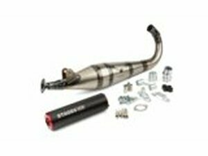 Auspuff Stage6 StreetRace MBK 51 Rot / Schwarz