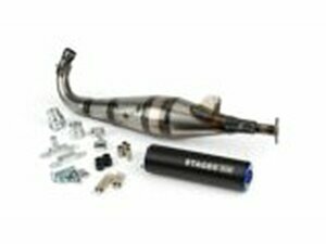 Auspuff Stage6 StreetRace Peugeot 103 SPX Blau / Schwarz