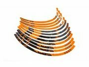 Felgenaufkleber 17 Stage6 orange / schwarz