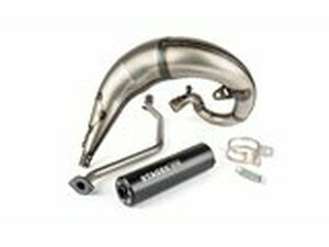 Auspuff Stage6 Streetrace high mount CNC schwarz Rieju MRT