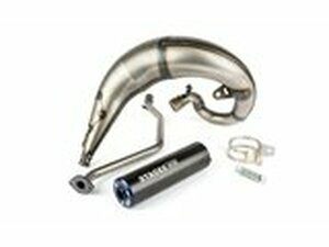 Auspuff Stage6 Streetrace high mount CNC blau / schwarz...
