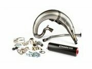 Auspuff Stage6 Streetrace high mount CNC rot / schwarz...