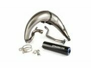 Auspuff Stage6 Streetrace high mount CNC blau / schwarz...