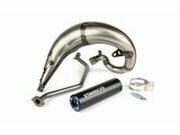 Auspuff Stage6 Streetrace high mount CNC blau / schwarz...