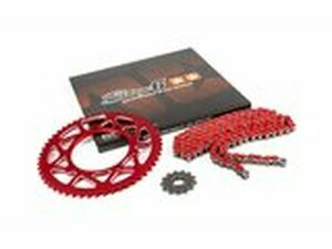 Kettensatz 14x53 - 420 Stage6 Alu CNC rot Rieju MRT