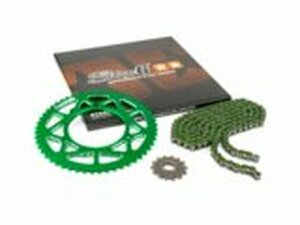 Kettensatz 13x53 - 420 Stage6 Alu CNC grn Rieju MRT