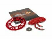 Kettensatz 13x53 - 420 Stage6 Alu CNC rot Aprilia SX 50