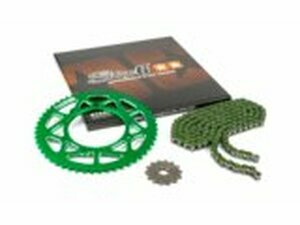 Kettensatz 13x53 - 420 Stage6 Alu CNC grn Derbi Senda...
